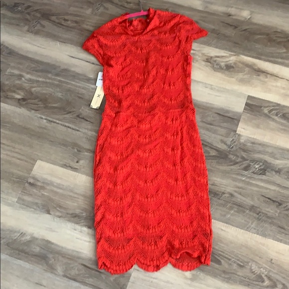 free people red/rouge dress with tags on - Picture 3 of 3
